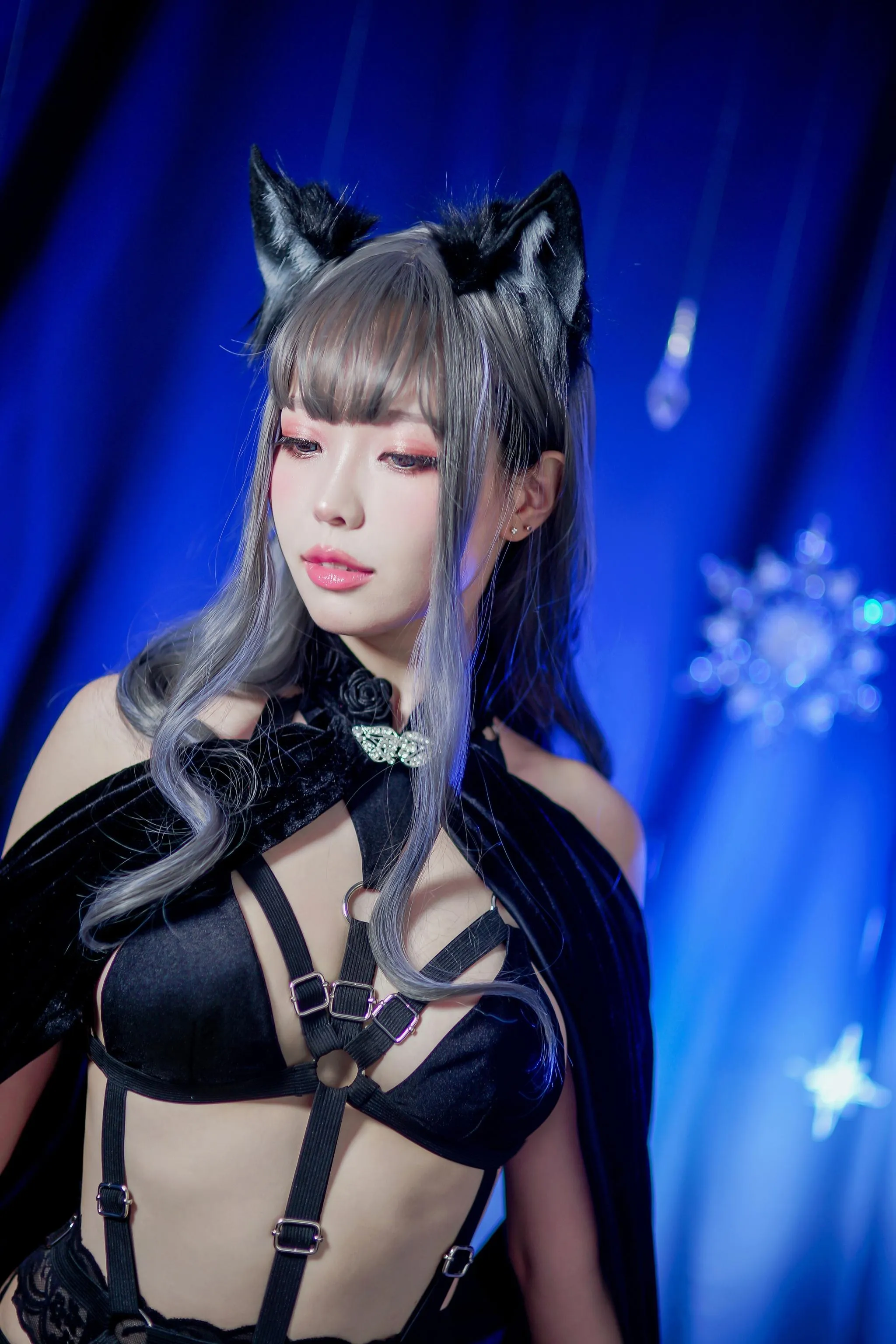 ElyEE子 – NO.51 灰太狼-黑丝带 [24P]插图7